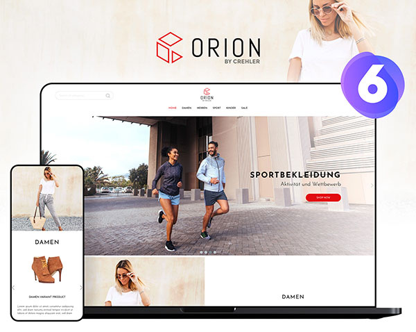 Shopware 6 - szablon graficzny Orion